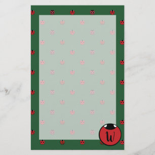 Ladybug Polka Dots Stationery