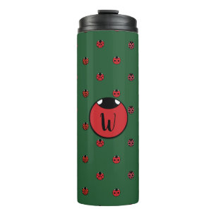 Ladybug Polka Dots Thermal Tumbler