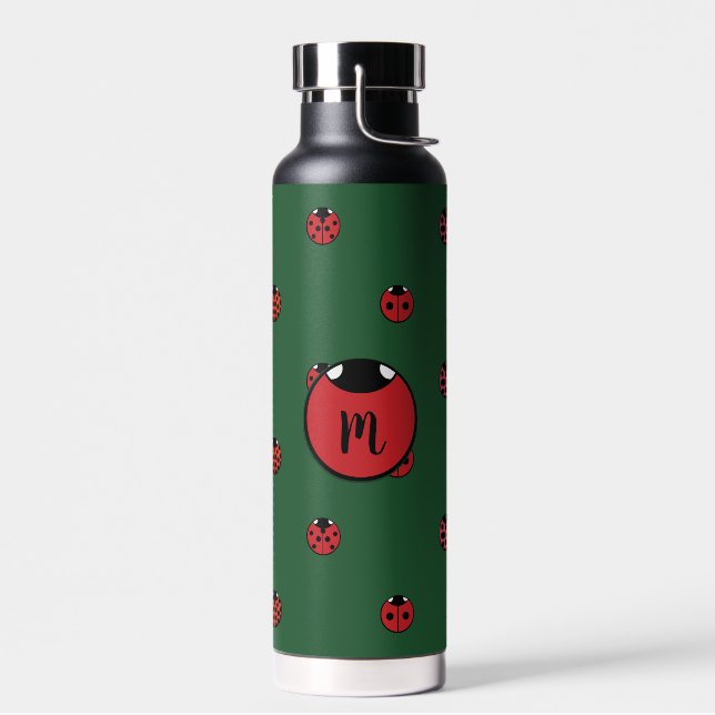 Ladybug Polka Dots Water Bottle (Left)