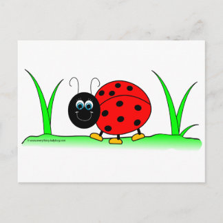 Ladybug Postcard