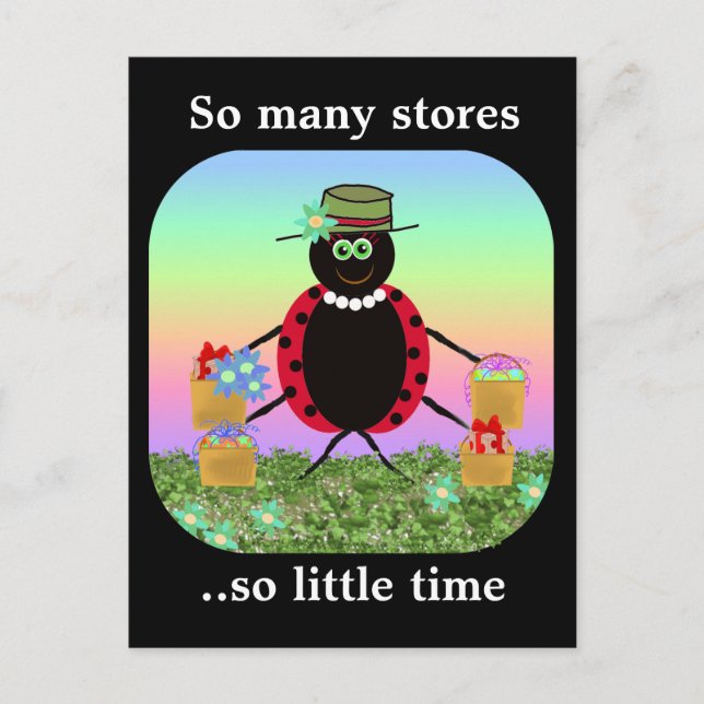 Ladybug Postcard (Front)