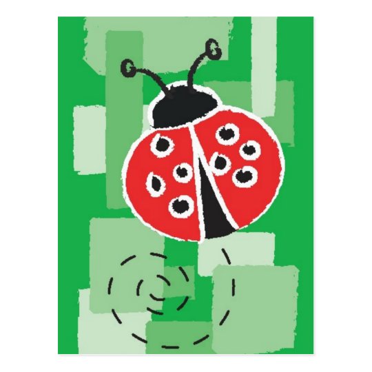 LadyBug Postcard