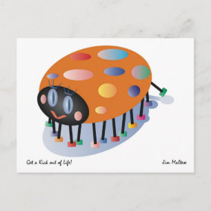 LADYBUG POSTCARD GREETING / JIM MALTESE