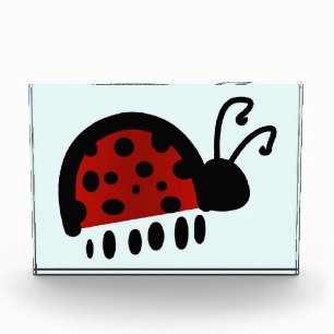 Ladybug Postcard Photo Block