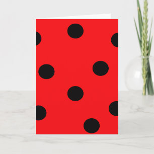 Ladybug Print Card