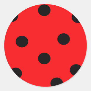 Ladybug Print Sticker