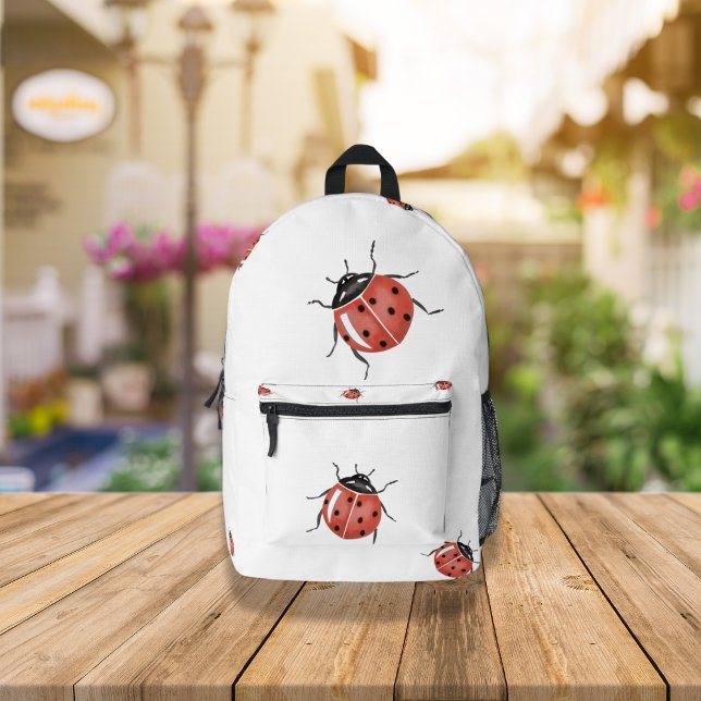 Ladybug Printed Backpack (Creator Uploaded)