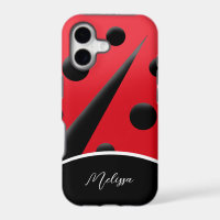 Ladybug Red and Black Modern Ladybugs