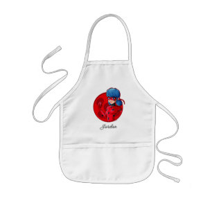 Ladybug Red Badge Kids Apron