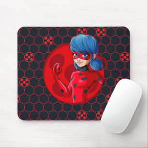 Ladybug Red Badge Mouse Mat