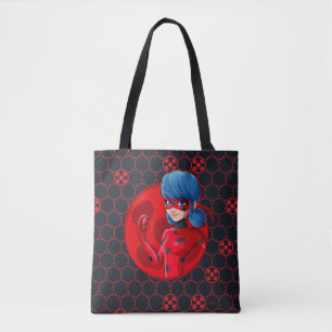 Ladybug Red Badge Tote Bag