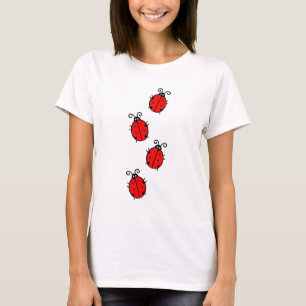 Ladybug Red Black T-Shirt