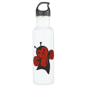 Ladybug Red Cute Animals For Kids 710 Ml Water Bottle