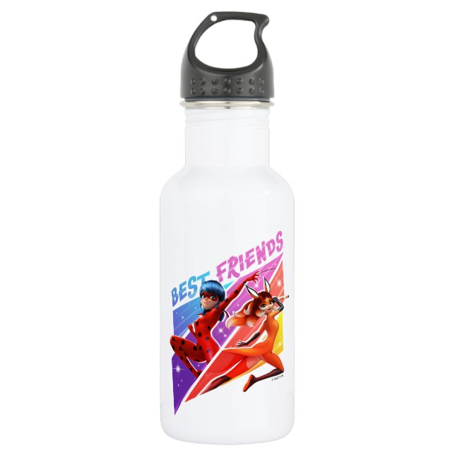 Ladybug & Rena Rouge | Best Friends 532 Ml Water Bottle (Front)