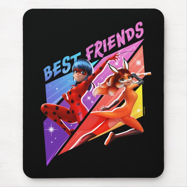 Ladybug & Rena Rouge | Best Friends Mouse Mat (Front)