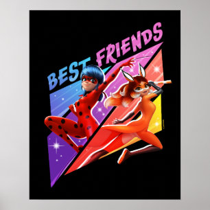 Ladybug & Rena Rouge   Best Friends Poster