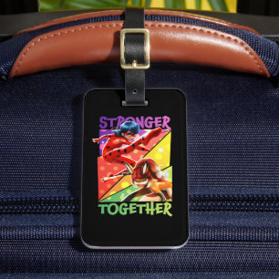 Ladybug & Rena Rouge Stronger Together Luggage Tag