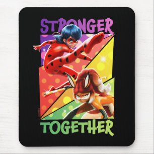 Ladybug & Rena Rouge   Stronger Together Mouse Mat