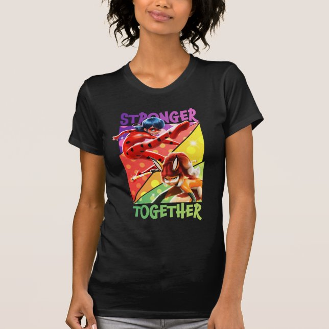 Ladybug & Rena Rouge | Stronger Together T-Shirt (Front)