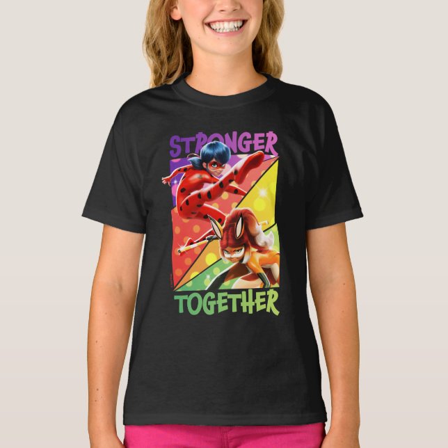 Ladybug & Rena Rouge | Stronger Together T-Shirt (Front)