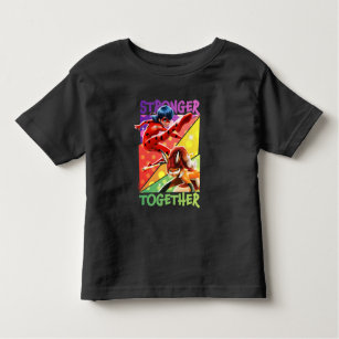 Ladybug & Rena Rouge   Stronger Together Toddler T-Shirt