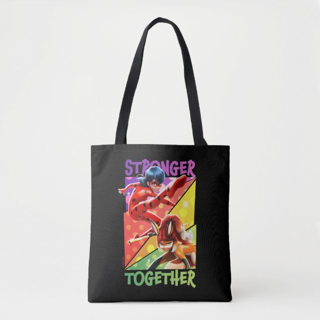 Ladybug & Rena Rouge | Stronger Together Tote Bag (Front)