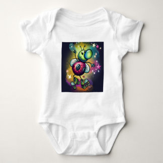 Ladybug Roller Disco Baby Bodysuit