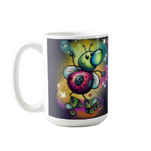 Ladybug Roller Disco Mug