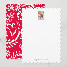 Ladybug Santa Personalised Notes