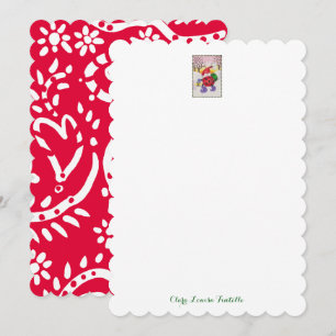 Ladybug Santa Personalised Notes