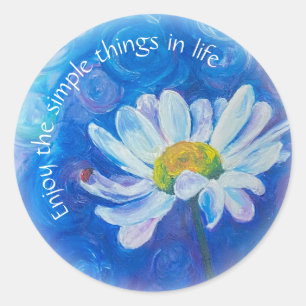 "Ladybug Serenade" Floral Stickers