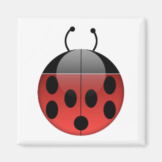 Ladybug Series 1 Square Magnet