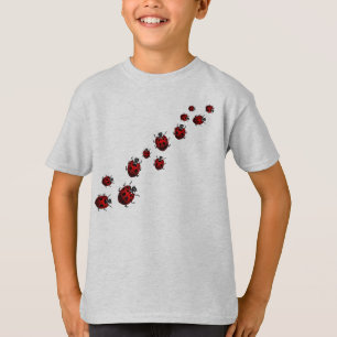 Ladybug Shirt Kid's Baseball Jersey Ladybug Shirt