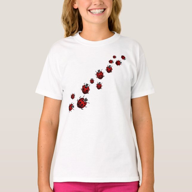 Ladybug Shirt Kid's T-Shirt  Ladybird Shirt (Front)