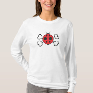 ladybug Skull and Crossbones T-Shirt