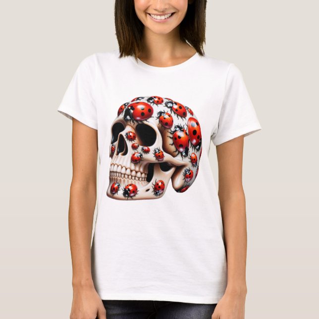Ladybug Skull Harmony T-Shirt (Front)