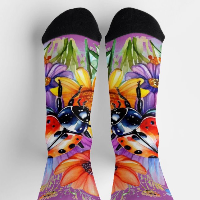 Ladybug Socks (Top)