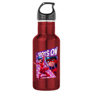 Ladybug Spots On Purple Graphic 532 Ml Water Bottle