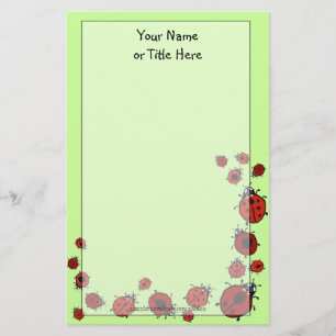 Ladybug Stationery