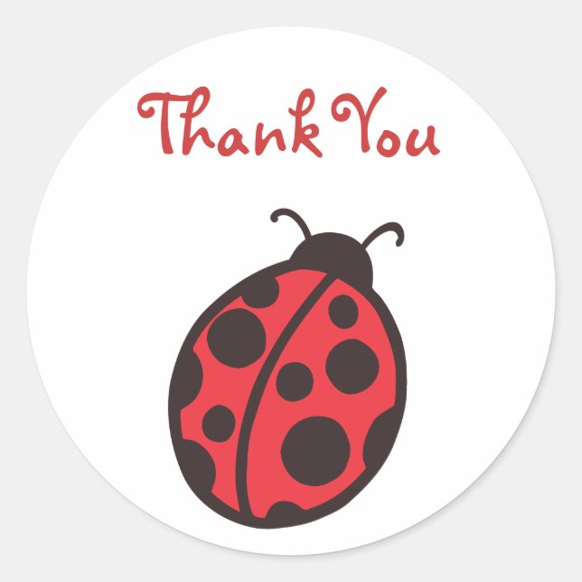 Ladybug  Sticker (Front)