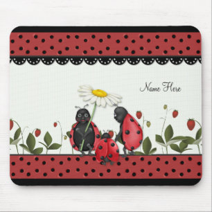 Ladybug Stroll Mouse Mat