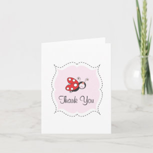 Ladybug Thank You Card