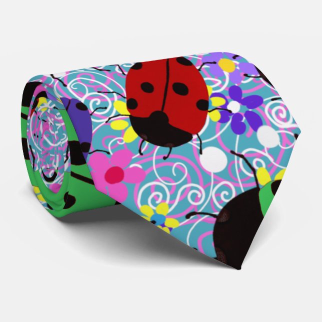 Ladybug Tie (Rolled)