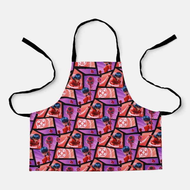 Ladybug & Tikki Pattern Apron (Front)
