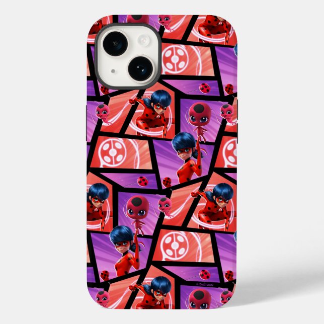 Ladybug & Tikki Pattern Case-Mate iPhone Case (Back)