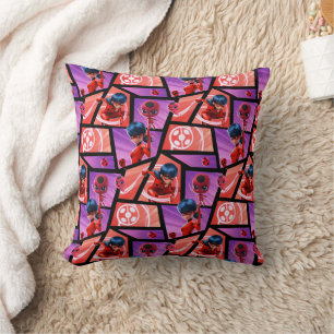 Ladybug & Tikki Pattern Cushion