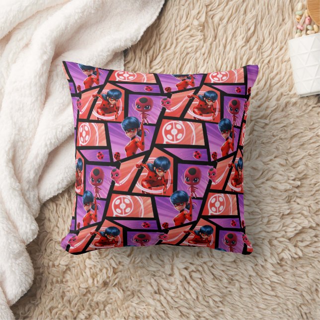 Ladybug & Tikki Pattern Cushion (Blanket)