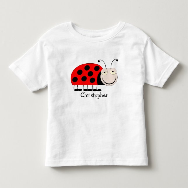 Ladybug Toddler Tee Shirt (Front)