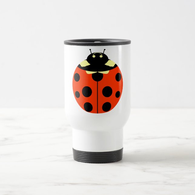 ladybug travel mug (Center)