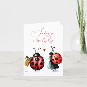 Ladybug Valentine's Day Card